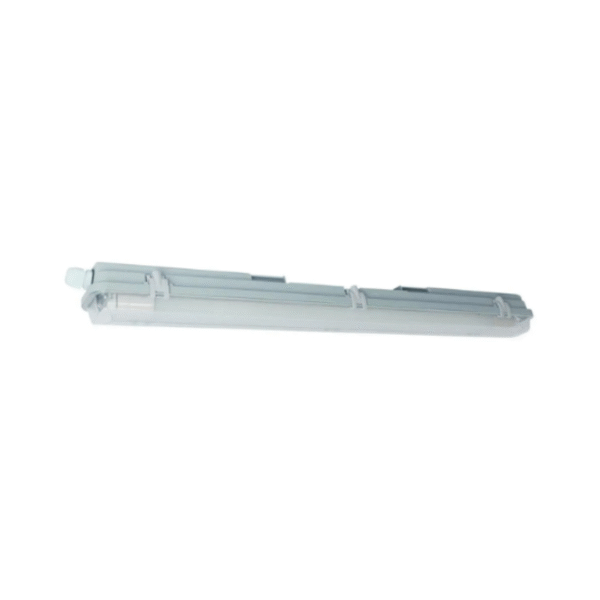 LUMINÁRIA HERMÉTICA IP65 ABS/ POLICARBONATO 2XT8/T5120 CM PHILIPS