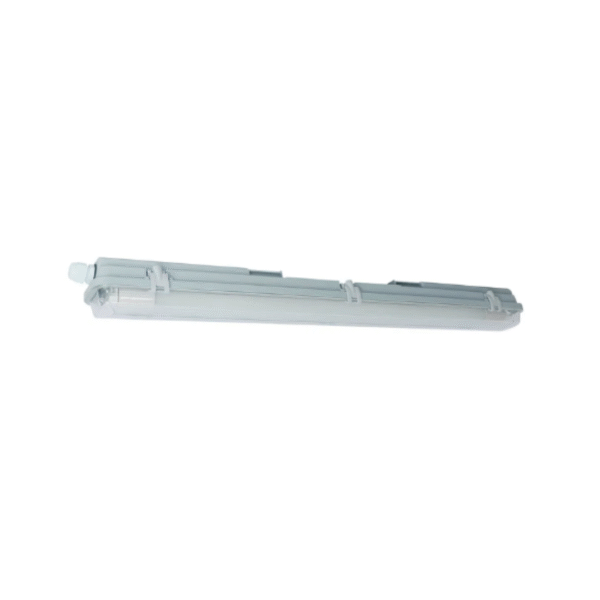 LUMINÁRIA HERMÉTICA PARA 2 LÂMPADAS T8 60CM GX