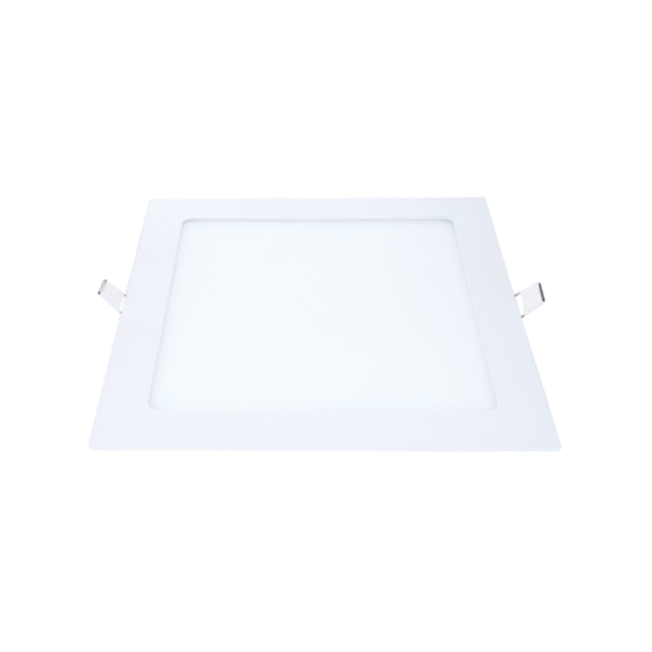LUMINÁRIA LED PAINEL PLAFON QUADRADO DE EMBUTIR 18W